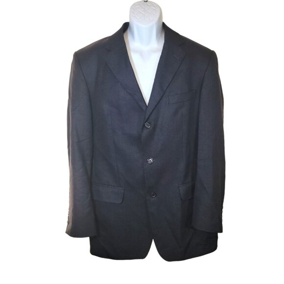 Gianfranco Ruffini Italy Mens Blazer Suit Jacket Size 40L Silk Wool 40 L - Picture 1 of 3